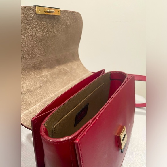 Furla Elisir Crossbody Bag Color Maroon, sz 7,5x6x3 inches (Read Description) - Picture 6 of 12